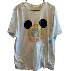 Mama Rainbow Mickey Mouse Disney T-Shirt Sz 2XL